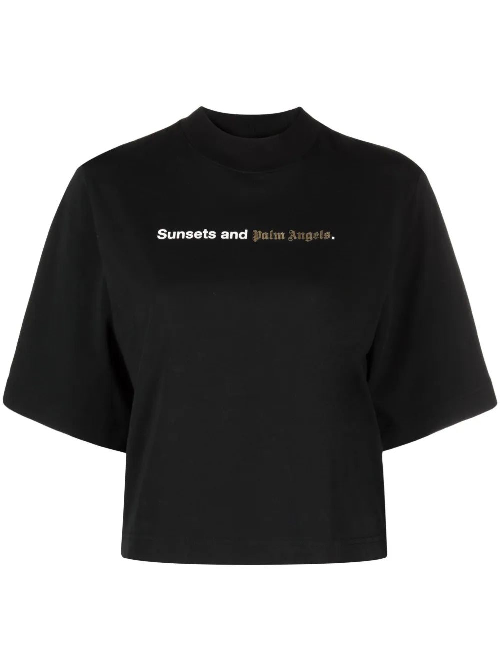 Sunsets-Print Cotton T-Shirt