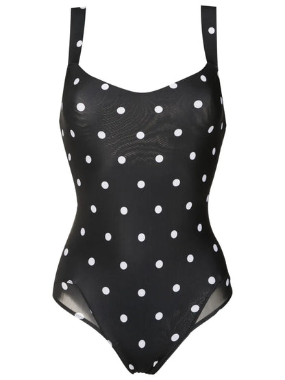 Polka-Dot Print Swimsuit