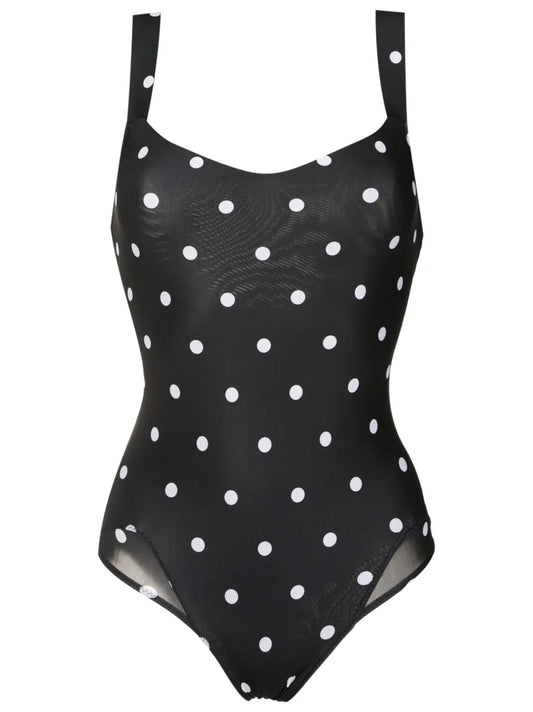 Polka-Dot Print Swimsuit