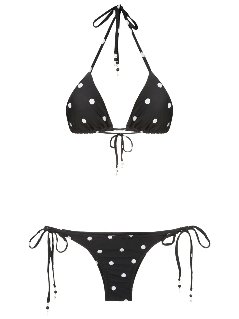 Polka-Dot Pattern Bikini Set