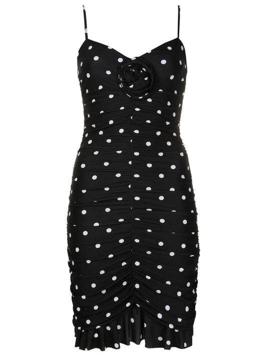 Polka-Dot Pattern Minidress