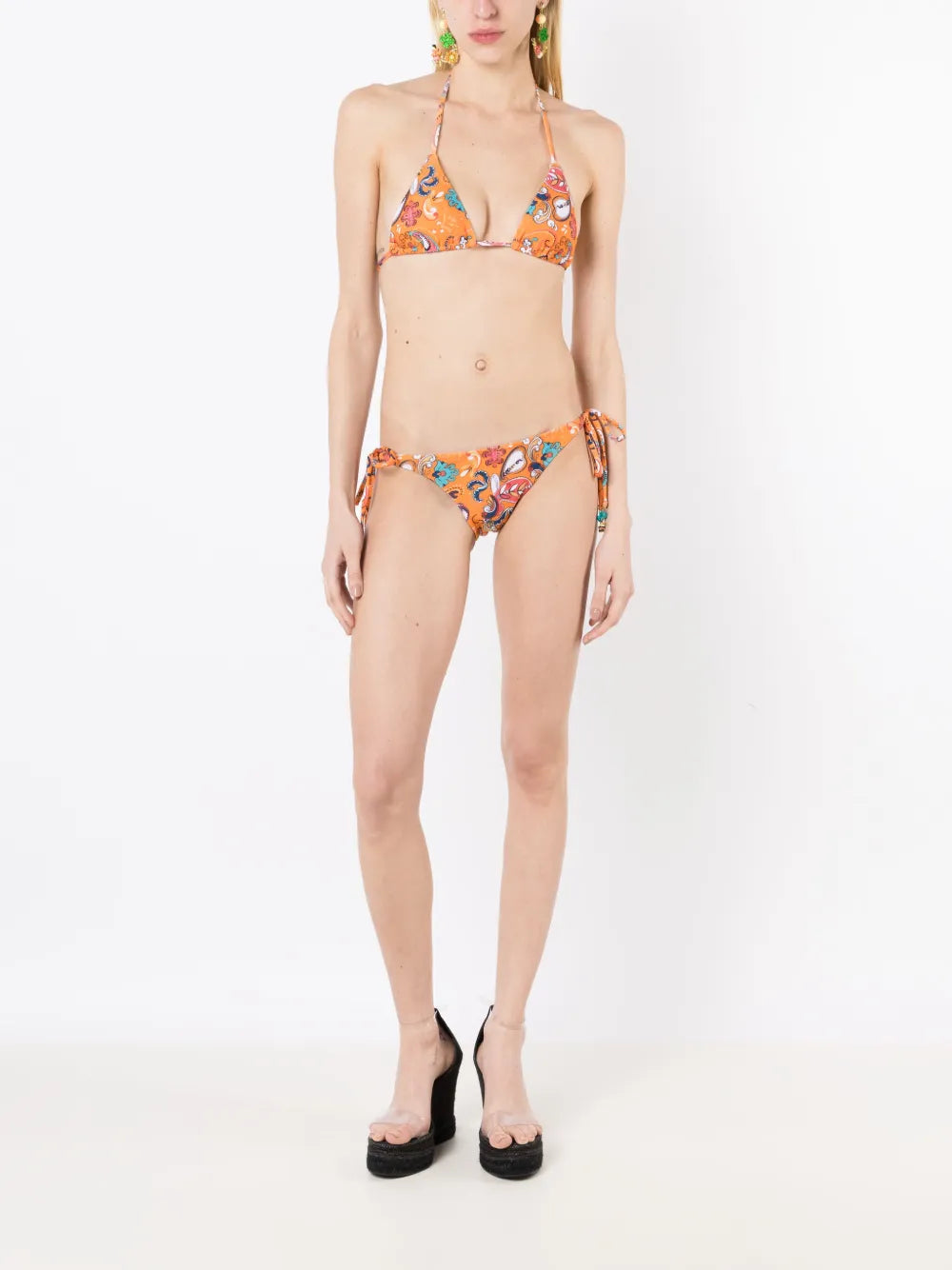 Graphic-Print Bikini Set