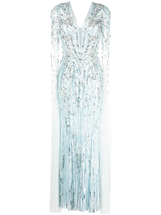 Planelto Sequin-Embellished Maxi Dress