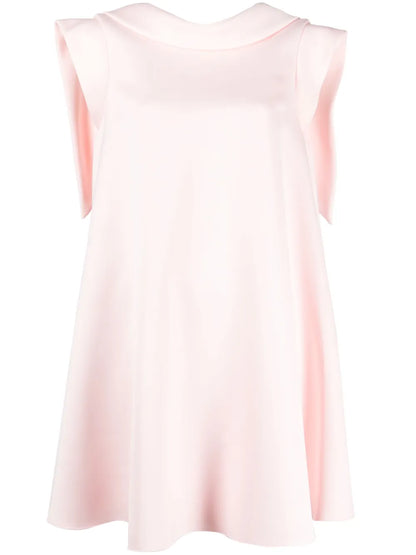 Sailor-Collar Flared Minidress