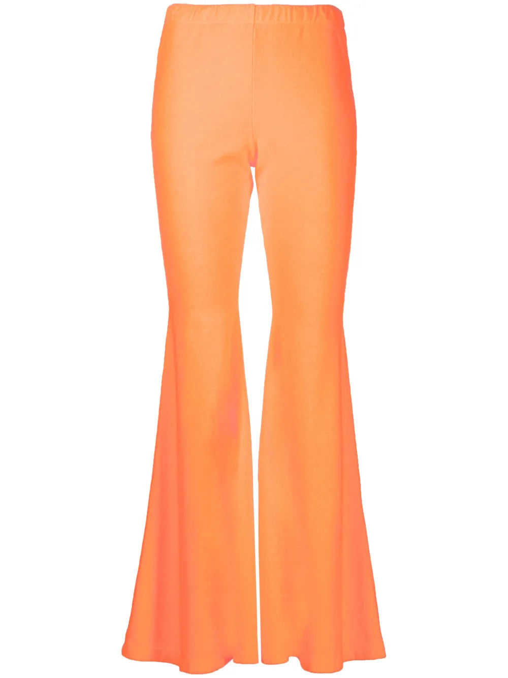 High-Waisted Flared Trousers