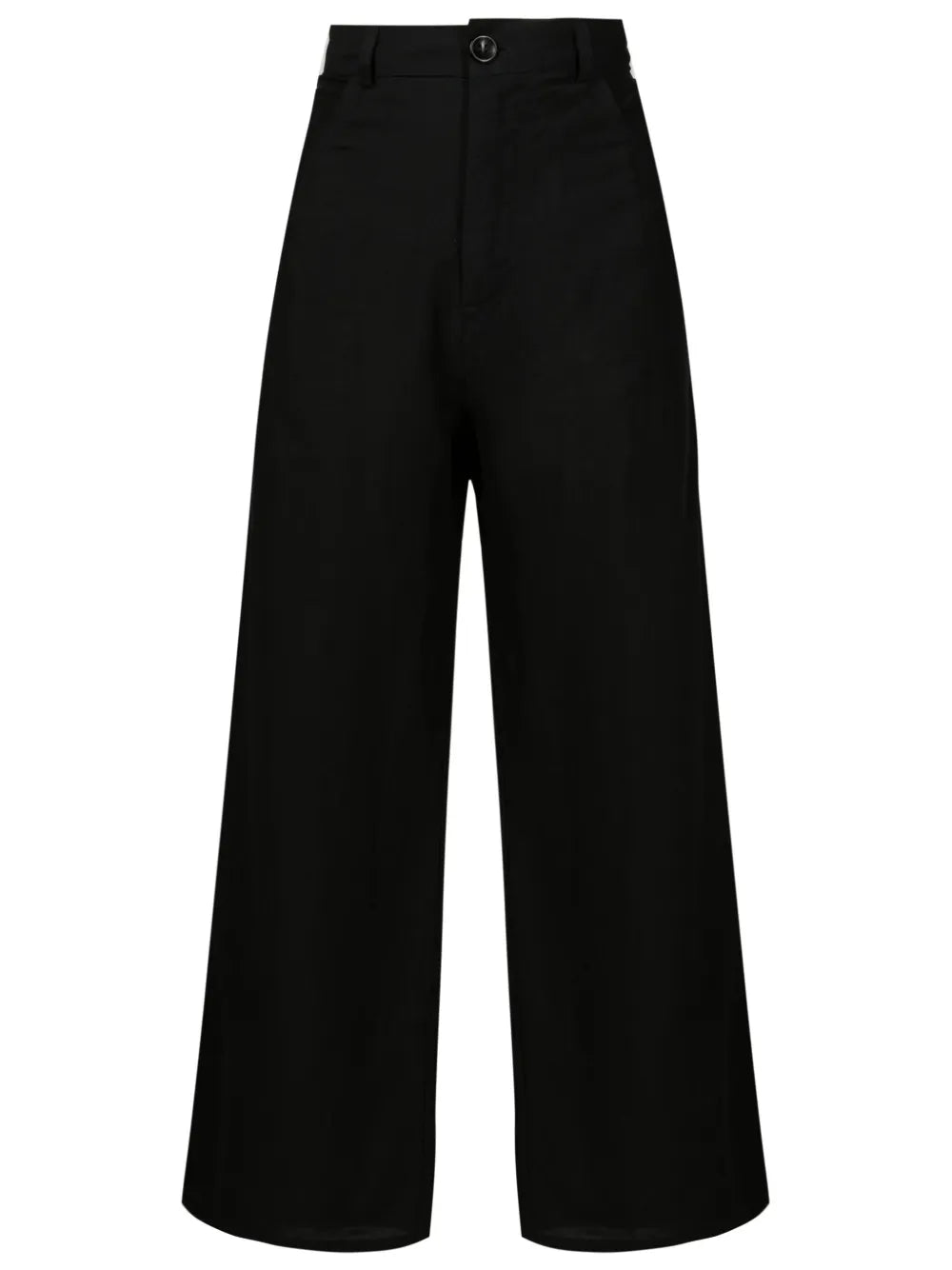 Wide-Leg High-Waisted Trousers