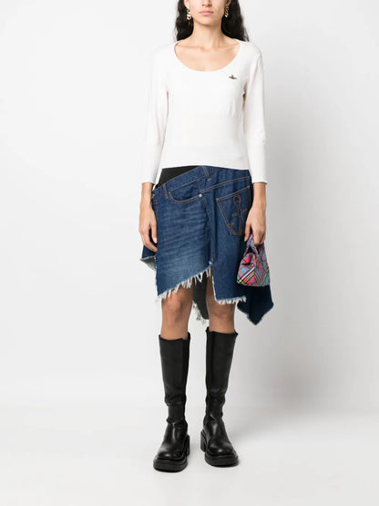 Orb-Embroidered Knitted Jumper