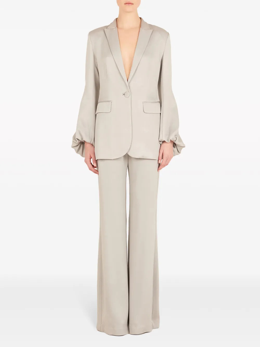 Andie Long-Length Straight-Leg Trousers