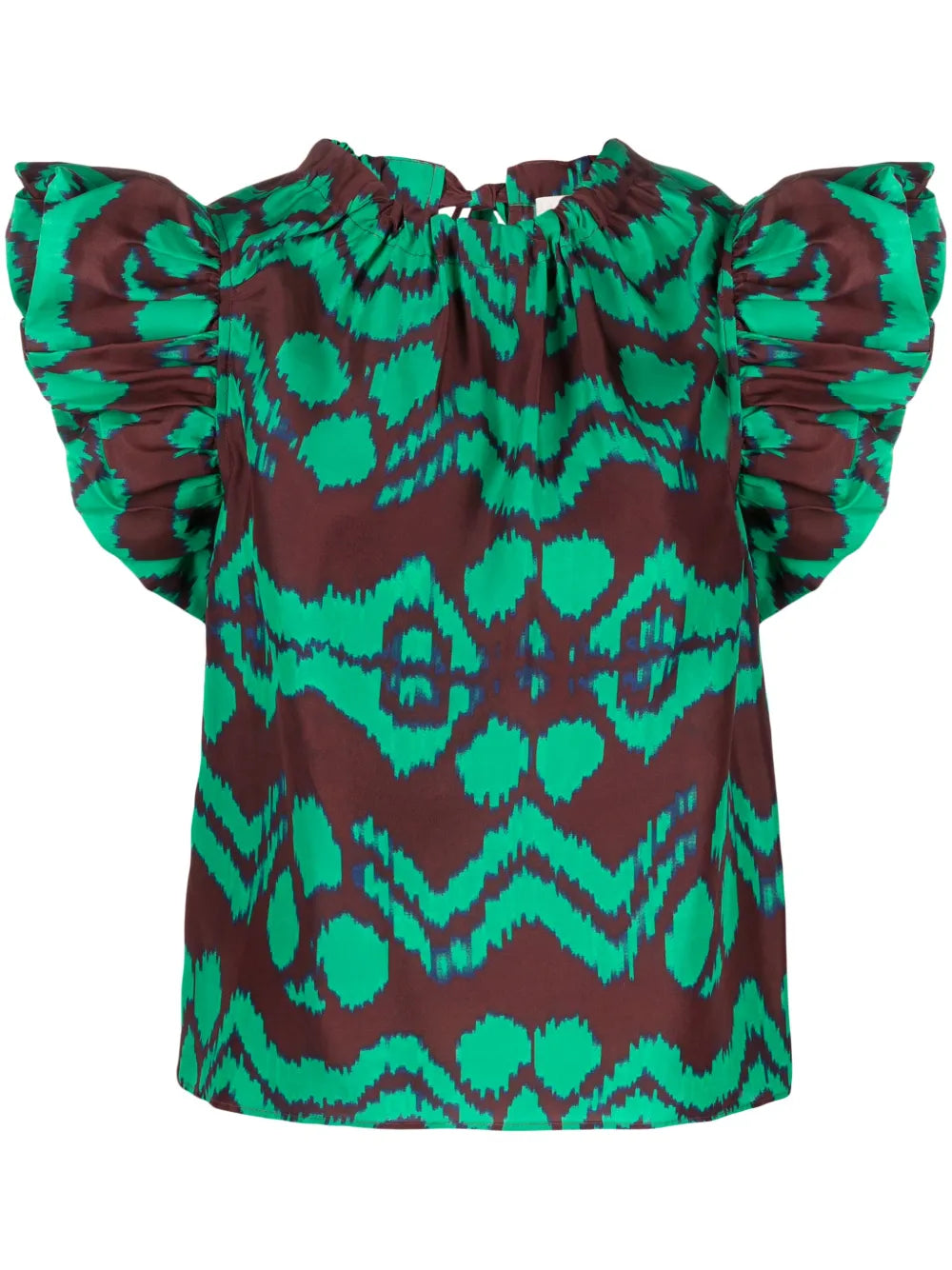 Iren Abstract-Pattern Blouse