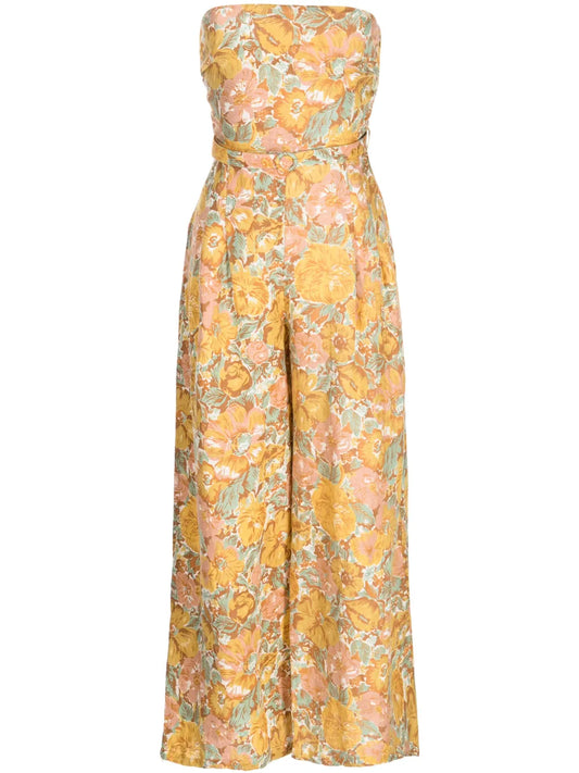 Alegrias Floral-Print Jumpsuit