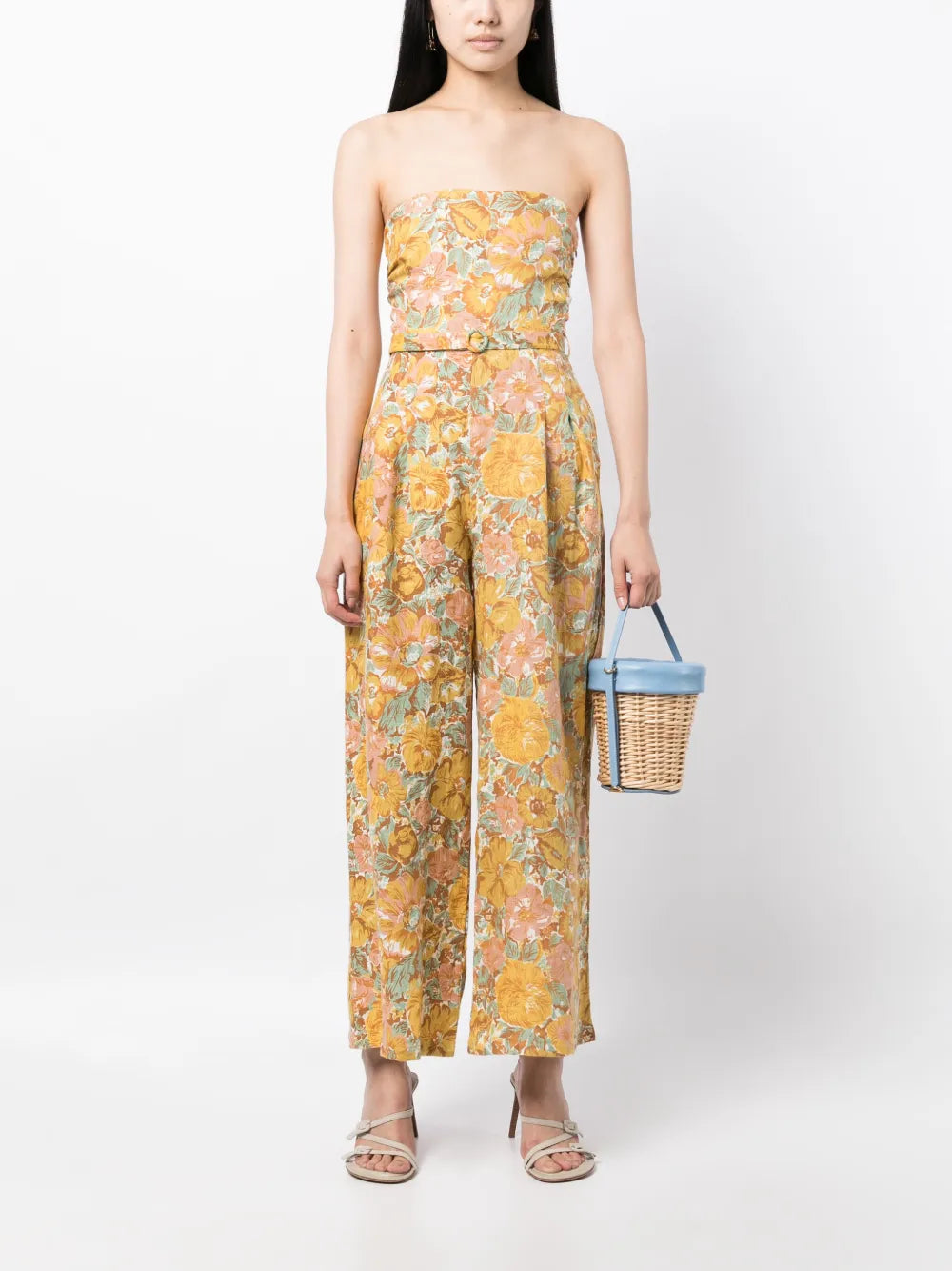 Alegrias Floral-Print Jumpsuit
