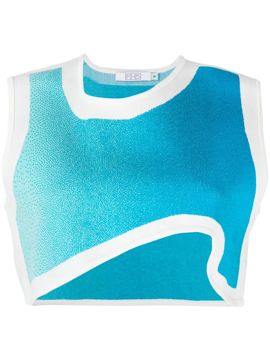 Dahlia Sleeveless Crop Top