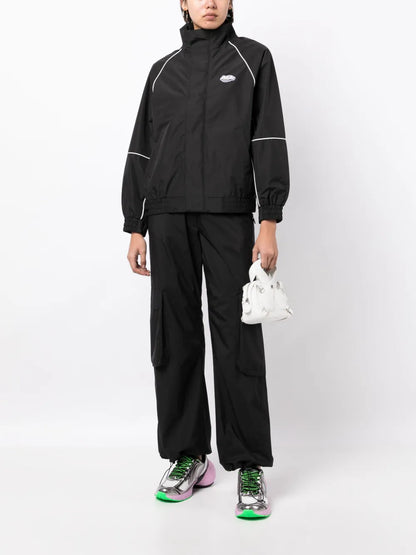 Logo-Patch Zip-Up Jacket