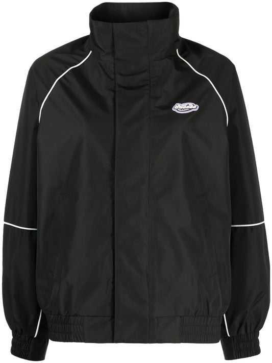 Logo-Patch Zip-Up Jacket