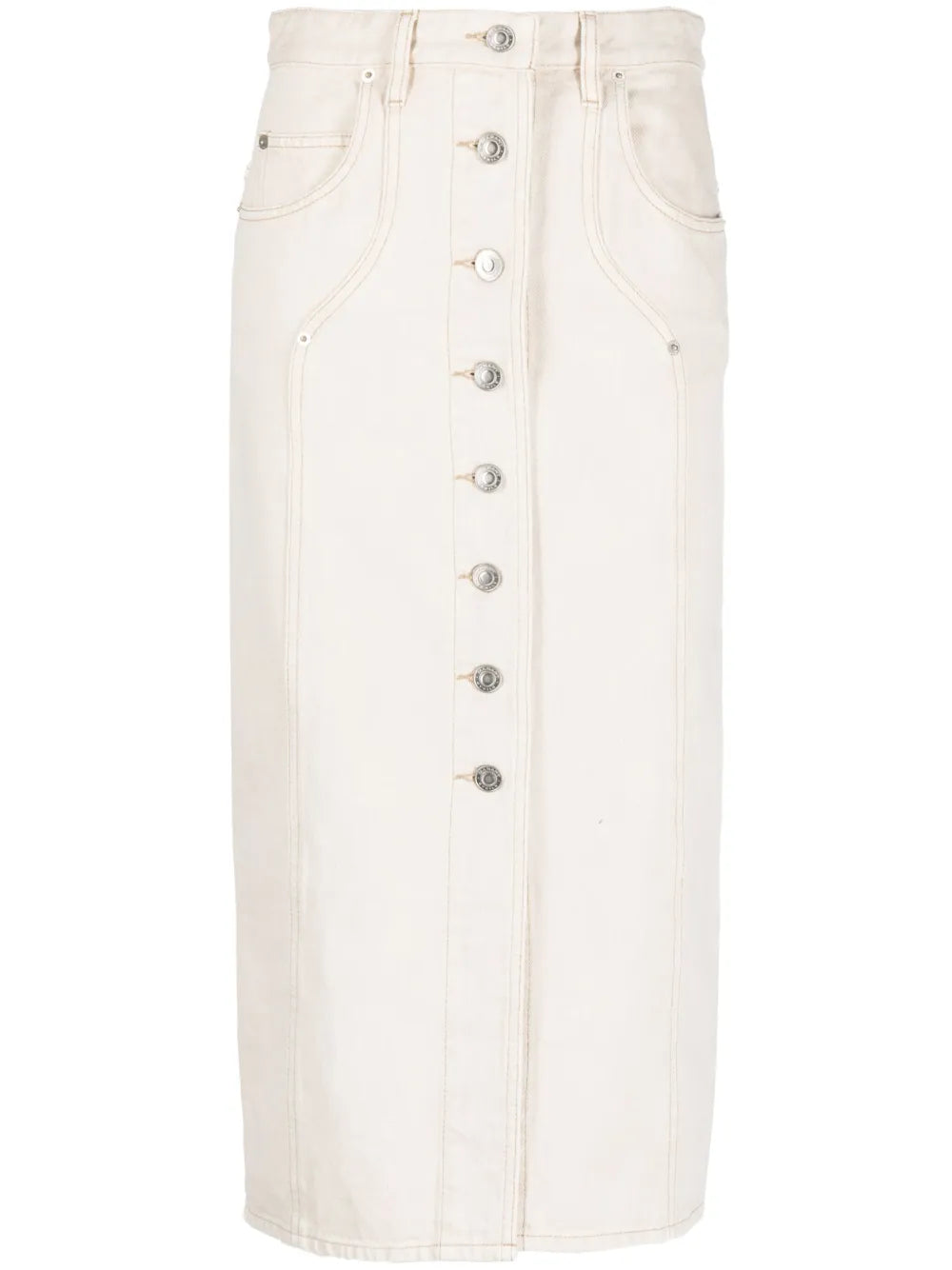 Vandy Denim Midi Skirt