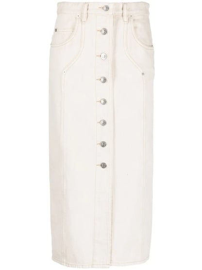 Vandy Denim Midi Skirt