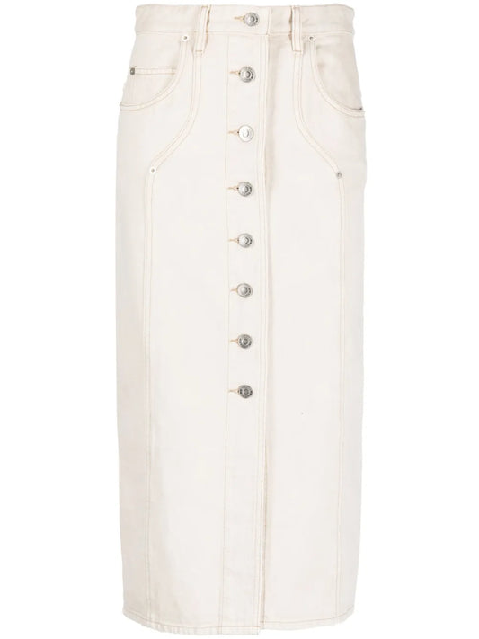 Vandy Denim Midi Skirt