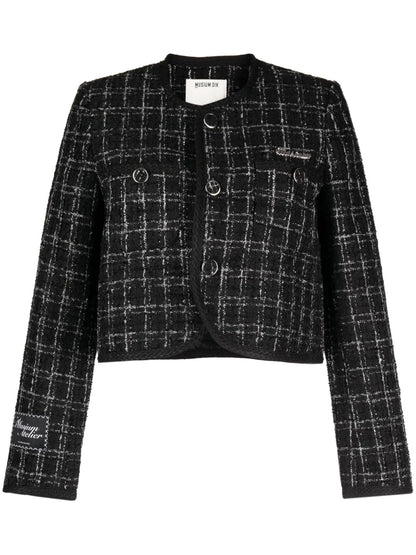 Button-Down Tweed Jacket