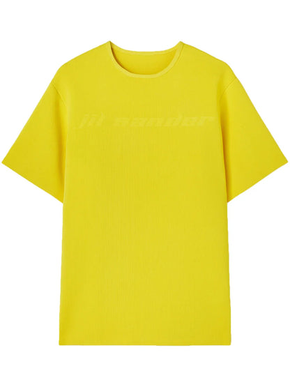 Debossed-Logo Short-Sleeve Top