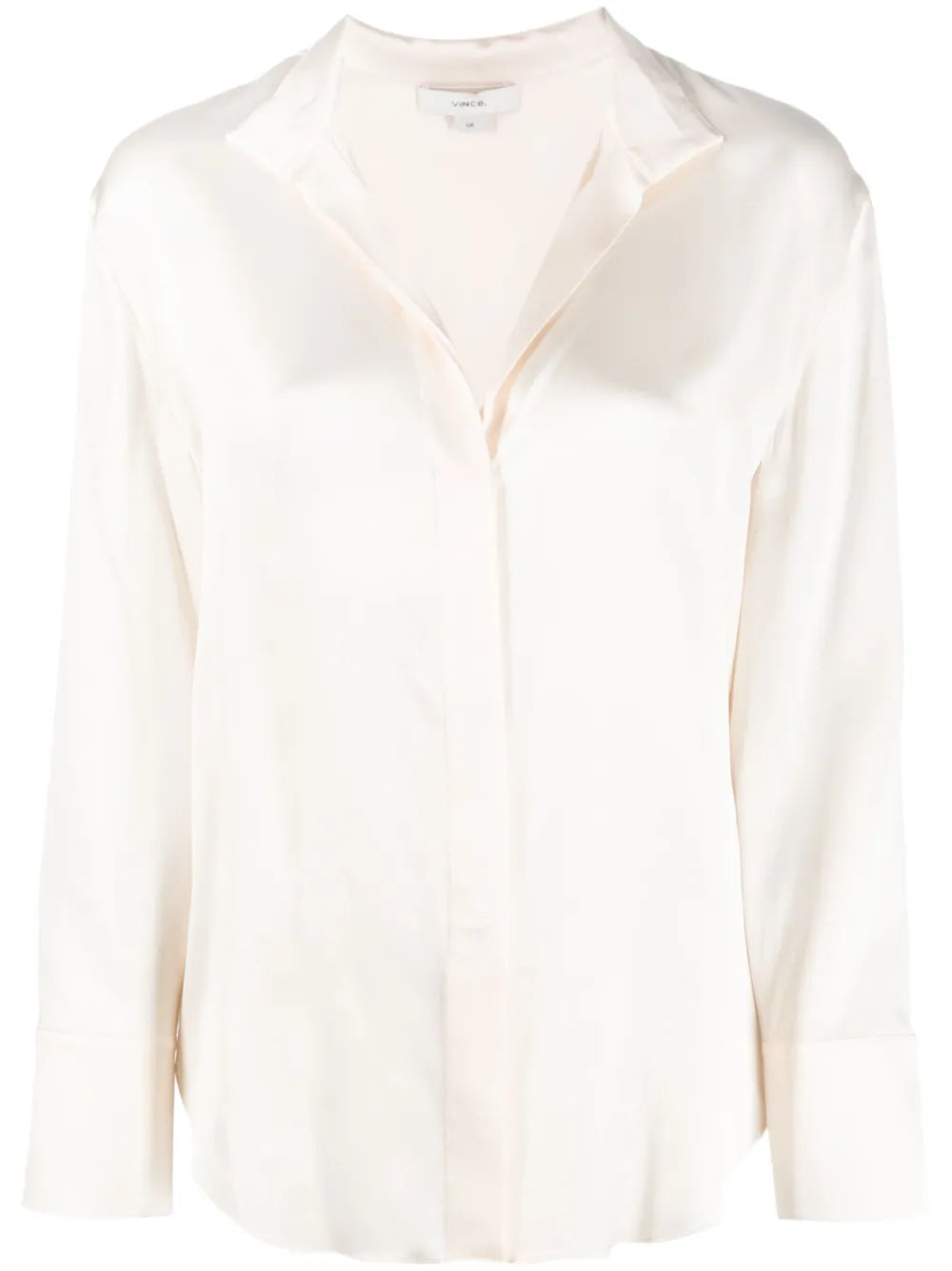 Long-Sleeved Silk Shirt
