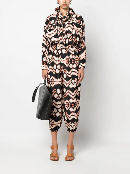 Aida Graphic-Print Jumpsuit