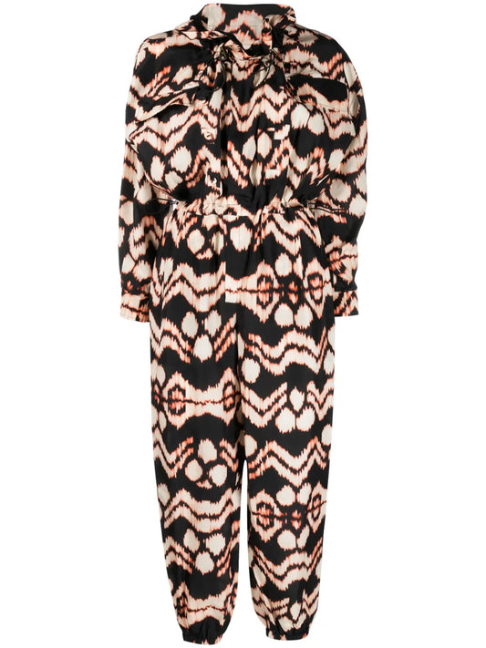 Aida Graphic-Print Jumpsuit