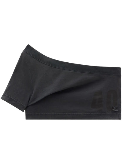 Tuba One-Shoulder Crop Top