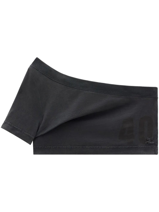 Tuba One-Shoulder Crop Top