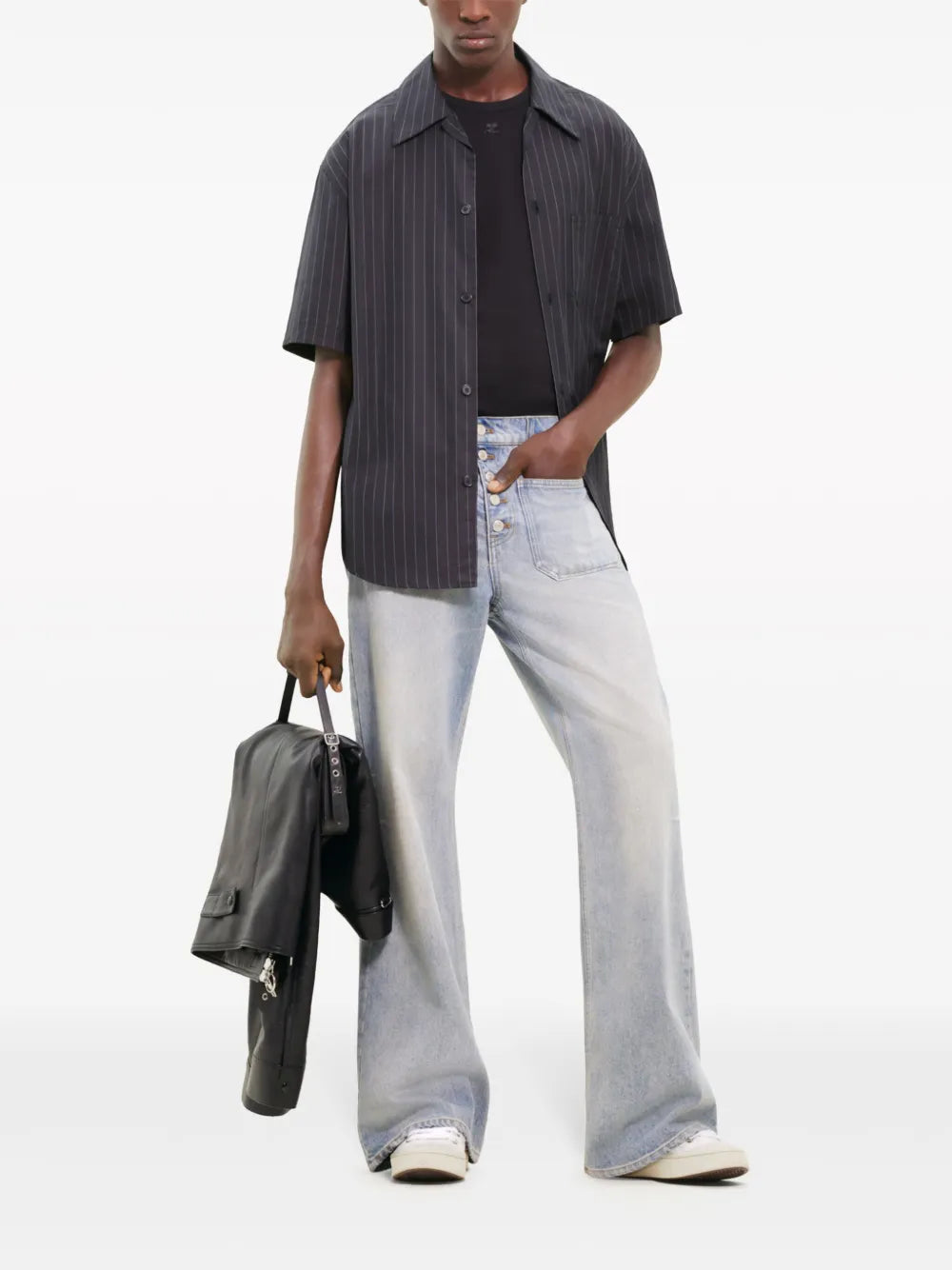 Pinstriped Cotton Shirt