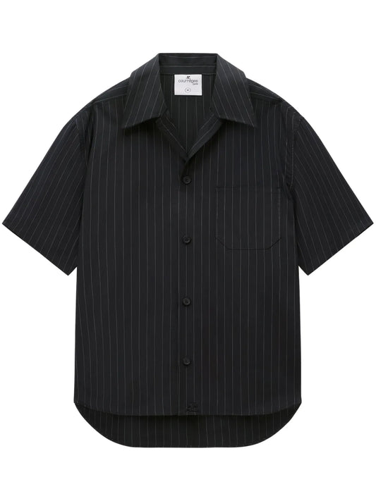 Pinstriped Cotton Shirt