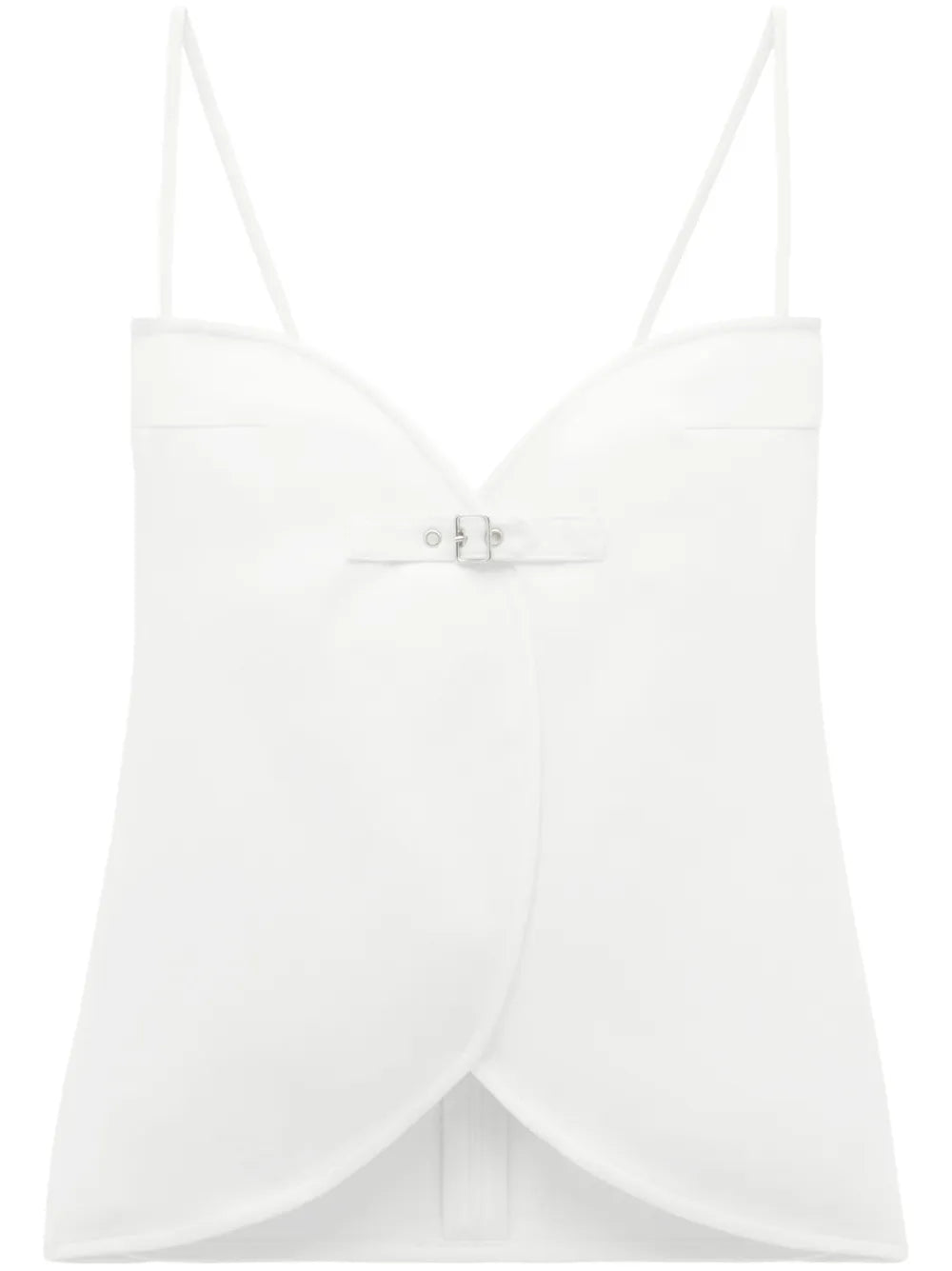 Ellipse Buckle-Appliqué Tank Top