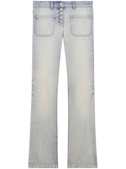 Low-Rise Bootcut Jeans