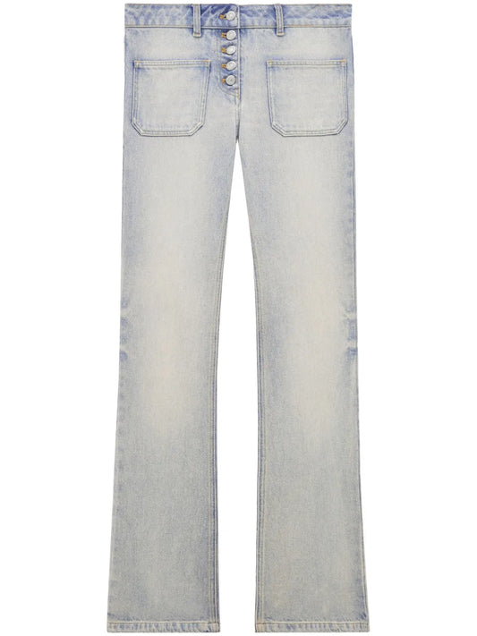 Low-Rise Bootcut Jeans