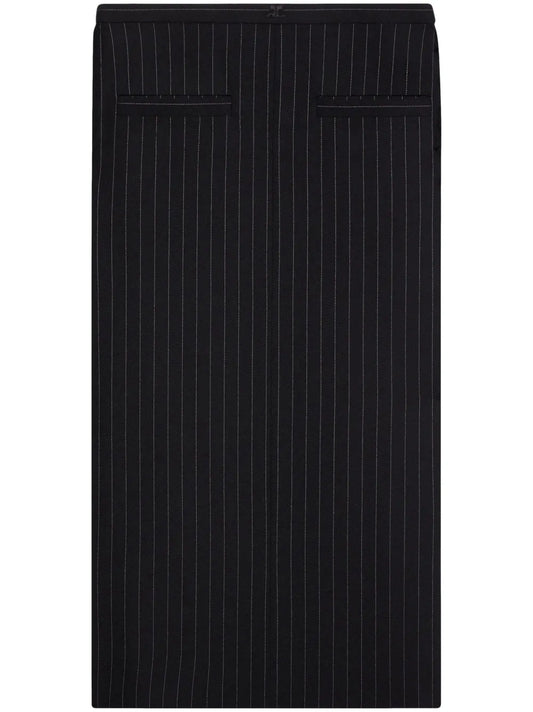 Heritage Pinstripe Long Skirt