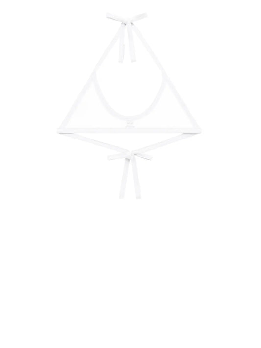 Contrasting-Trim Bralette