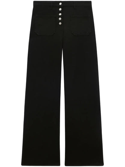Low-Rise Wide-Leg Jeans