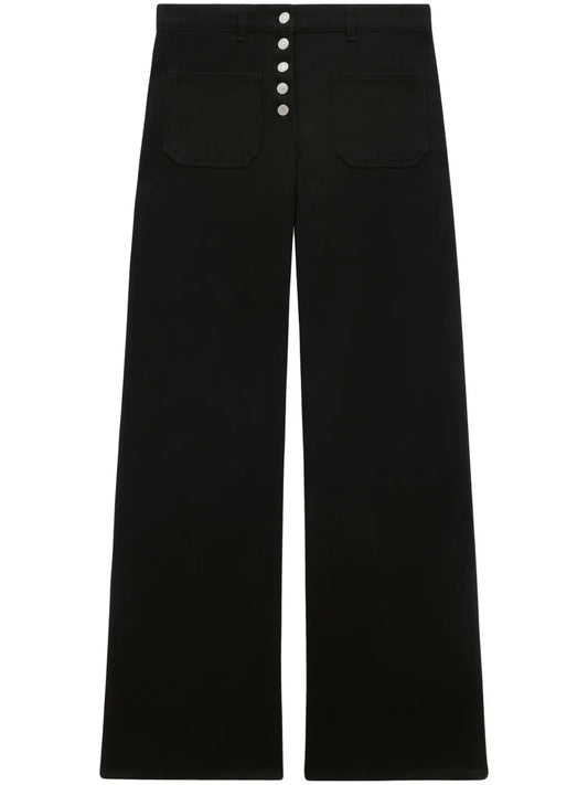 Low-Rise Wide-Leg Jeans