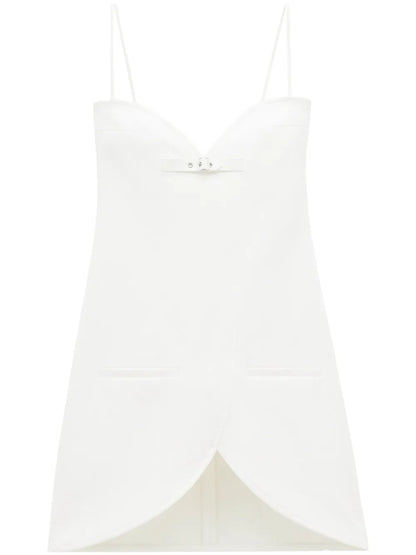 Ellipse Crinkled Mini Dress