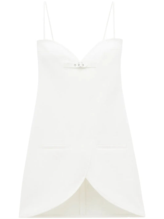 Ellipse Crinkled Mini Dress