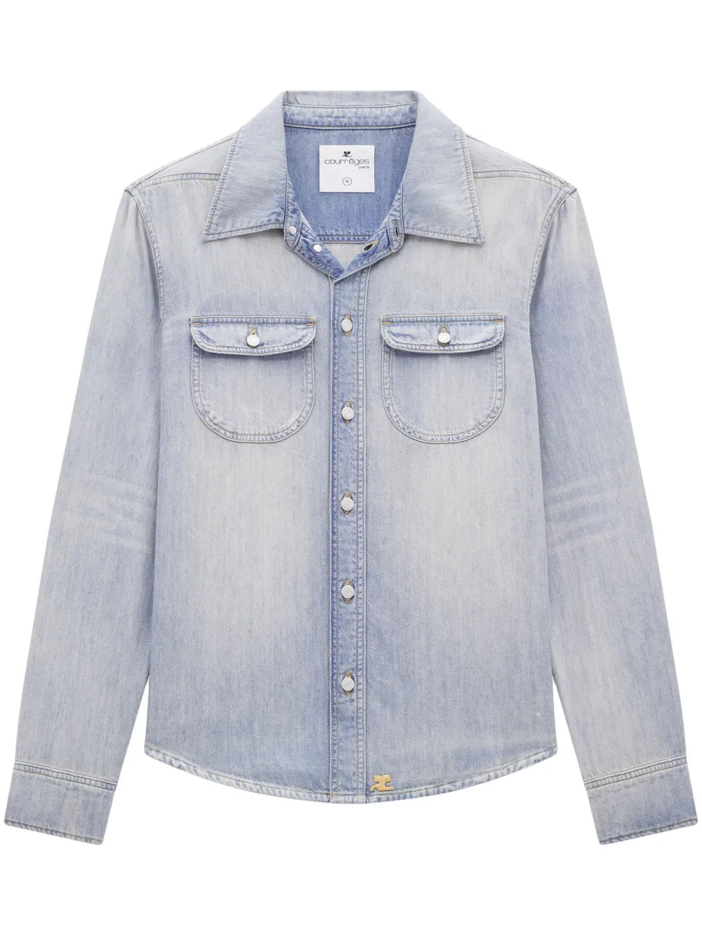 Logo-Appliqué Denim Shirt
