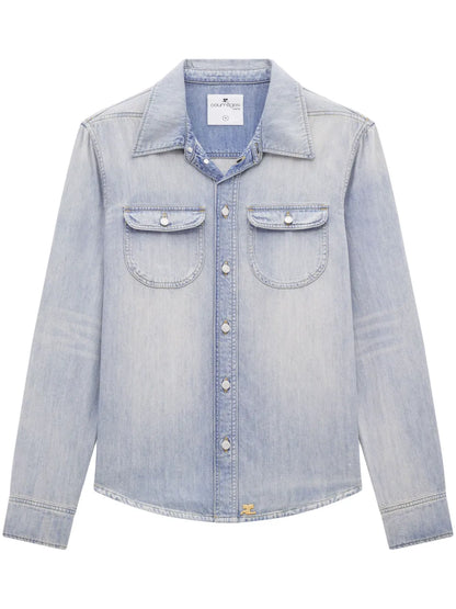 Logo-Appliqué Denim Shirt