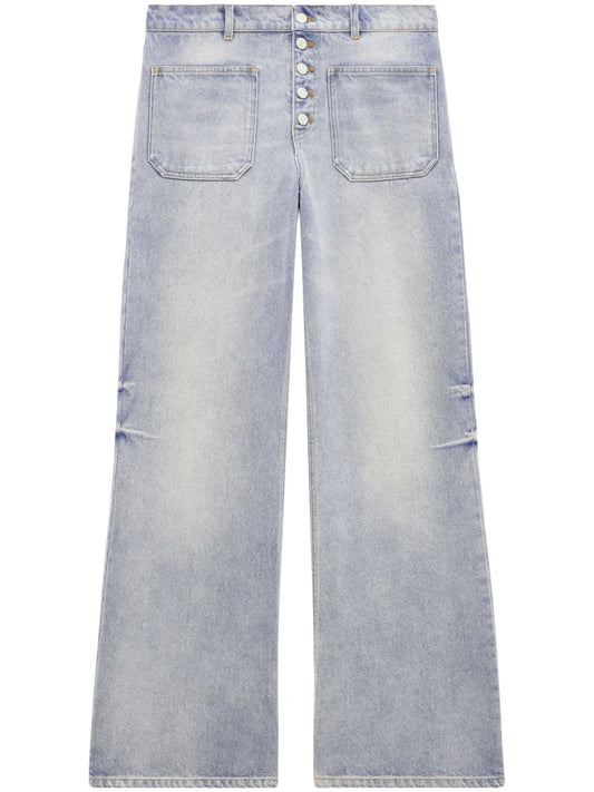 Multiflex Logo-Embroidered Jeans