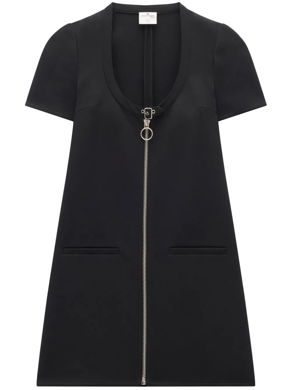 Holistic Buckle-Detail Twill Dress