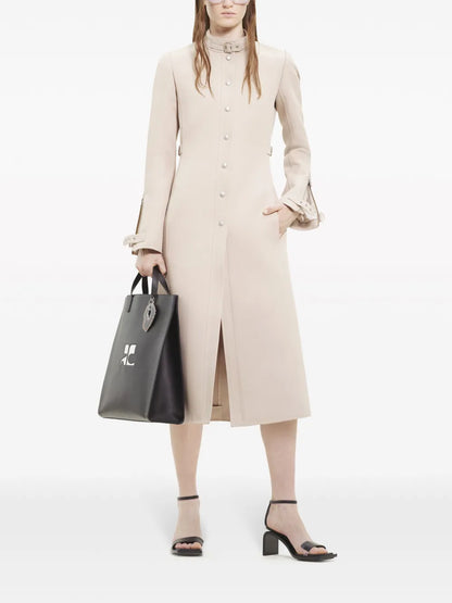 Buckle Twill Long Coat