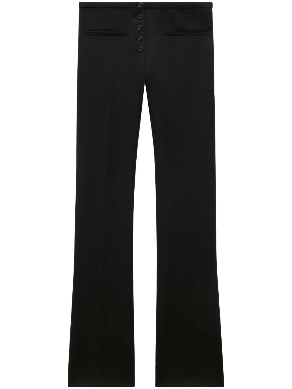 Low-Rise Flared Trousers