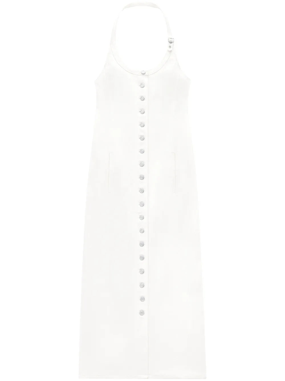 Halterneck Denim Dress
