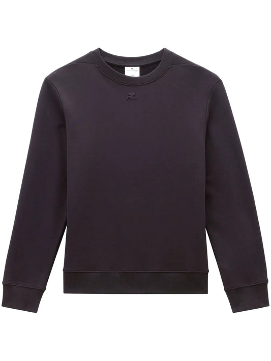 Logo-Embroidered Fleece Sweatshirt