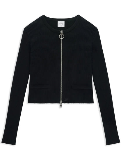 Heritage Ribbed-Knit Cardigan