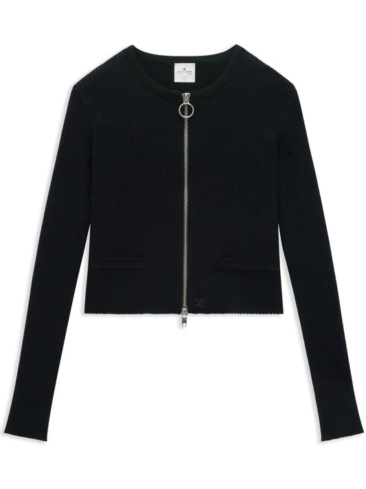 Heritage Ribbed-Knit Cardigan
