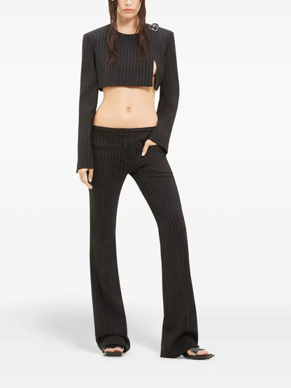 Tailored Pinstripe Trousers